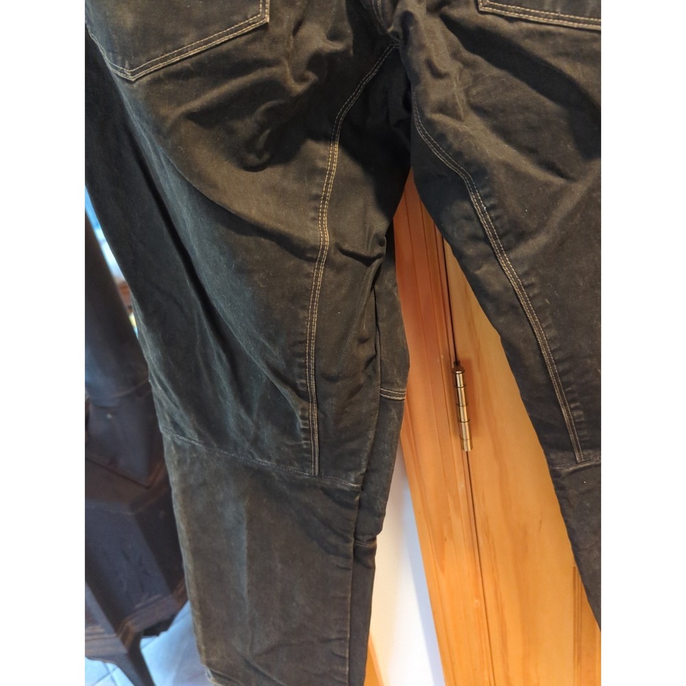 Kuhl Pants Mens 34 x 32 Black Washed Distressed Outdoor Rugged‎ Jeans - Picture 9 of 15